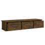 Armario pared madera contrachapada roble ahumado 88x26x18,5 cm en Estanterías | Comprar online en Foru.es
