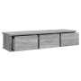 Armario de pared madera de ingeniería gris Sonoma 88x26x18,5 cm en Estanterías | Comprar online en Foru.es