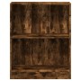 Estantería madera de ingeniería roble ahumado 60x24x76 cm en Librerías y estanterías | Comprar online en Foru.es