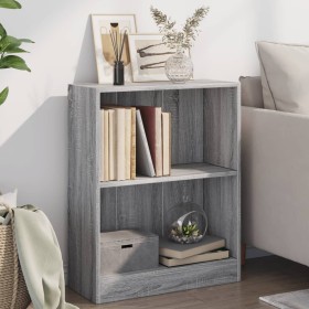 Estantería madera de ingeniería gris Sonoma 60x24x76 cm en Librerías y estanterías | Comprar online en Foru.es