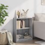 Estantería madera de ingeniería gris Sonoma 60x24x76 cm en Librerías y estanterías | Comprar online en Foru.es