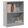 Estantería madera de ingeniería gris Sonoma 60x24x76 cm en Librerías y estanterías | Comprar online en Foru.es