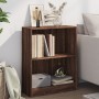 Estantería de madera contrachapada roble marrón 60x24x74,5 cm en Librerías y estanterías | Comprar online en Foru.es