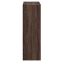 Estantería de madera contrachapada roble marrón 60x24x74,5 cm en Librerías y estanterías | Comprar online en Foru.es