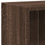 Estantería de madera contrachapada roble marrón 60x24x74,5 cm en Librerías y estanterías | Comprar online en Foru.es