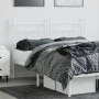 Kopfteil aus weißem Metall, 150 cm von vidaXL, Kopf- und Fußteile - Ref: Foro24-353620, Preis: 49,43 €, Rabatt: %
