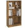 Estantería madera contrachapada color roble ahumado 60x24x109cm en Librerías y estanterías | Comprar online en Foru.es