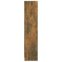 Estantería madera contrachapada color roble ahumado 60x24x109cm en Librerías y estanterías | Comprar online en Foru.es
