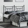 Cabecero de metal negro 150 cm de vidaXL, Cabeceros y pies de cama - Ref: Foro24-353571, Precio: 50,38 €, Descuento: %