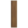 Estantería de madera contrachapada roble marrón 60x24x109cm en Librerías y estanterías | Comprar online en Foru.es