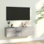 Mueble para TV madera contrachapada gris Sonoma 100x30x30 cm en Muebles TV | Comprar online en Foru.es