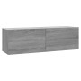 Mueble para TV madera contrachapada gris Sonoma 100x30x30 cm en Muebles TV | Comprar online en Foru.es
