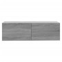 Mueble para TV madera contrachapada gris Sonoma 100x30x30 cm en Muebles TV | Comprar online en Foru.es