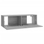 Mueble para TV madera contrachapada gris Sonoma 100x30x30 cm en Muebles TV | Comprar online en Foru.es