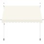 Toldo retráctil de operación manual 300 cm crema en Toldos | Comprar online en Foru.es