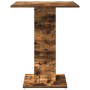 Mesa de bistró madera contrachapada roble ahumado 60x60x75 cm en Mesas de comedor | Comprar online en Foru.es