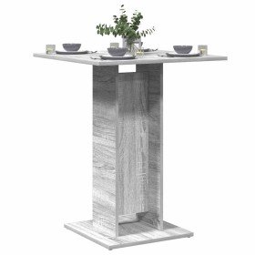 Mesa de bistró madera contrachapada gris Sonoma 60x60x75 cm en Mesas de comedor | Comprar online en Foru.es