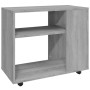 Mesa auxiliar madera contrachapada gris Sonoma 70x35x55 cm en Mesas auxiliares | Comprar online en Foru.es