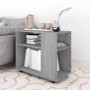 Mesa auxiliar madera contrachapada gris Sonoma 70x35x55 cm en Mesas auxiliares | Comprar online en Foru.es