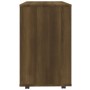 Mesa auxiliar madera contrachapada roble marrón 70x35x55 cm en Mesas auxiliares | Comprar online en Foru.es
