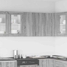 Armario colgante "Lyon" gris Sonoma 60x31x60 cm madera de ingeniería en Armarios de cocina | Comprar online en Foru.es