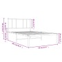 Estructura de cama con cabecero metal negro 90x200 cm de vidaXL, Camas y somieres - Ref: Foro24-352473, Precio: 75,29 €, Desc...