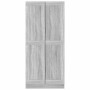 Estantería madera contrachapada gris Sonoma 82,5x30,5x185,5 cm en Librerías y estanterías | Comprar online en Foru.es