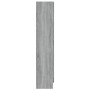Vitrina madera contrachapada gris Sonoma 82,5x30,5x150 cm en Librerías y estanterías | Comprar online en Foru.es
