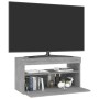 Mueble de TV con luces LED gris Sonoma 75x35x40 cm en Muebles TV | Comprar online en Foru.es
