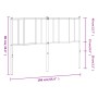 Cabecero de metal negro 160 cm de vidaXL, Cabeceros y pies de cama - Ref: Foro24-352515, Precio: 23,49 €, Descuento: %
