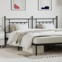Cabecero de metal negro 200 cm de vidaXL, Cabeceros y pies de cama - Ref: Foro24-353575, Precio: 43,45 €, Descuento: %
