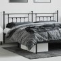 Cabecero de metal negro 200 cm de vidaXL, Cabeceros y pies de cama - Ref: Foro24-353575, Precio: 43,45 €, Descuento: %
