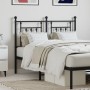 Cabecero de metal negro 120 cm de vidaXL, Cabeceros y pies de cama - Ref: Foro24-353568, Precio: 43,29 €, Descuento: %