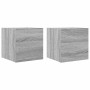 Muebles para TV de pared 2 uds gris Sonoma 30,5x30x30 cm en Muebles TV | Comprar online en Foru.es