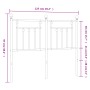 Cabecero de metal negro 120 cm de vidaXL, Cabeceros y pies de cama - Ref: Foro24-353568, Precio: 43,29 €, Descuento: %