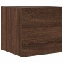 Mueble para TV de pared roble marrón 30,5x30x30 cm en Muebles TV | Comprar online en Foru.es