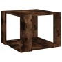 Mesa de centro madera contrachapada roble ahumado 40x40x30 cm en Mesas de centro | Comprar online en Foru.es