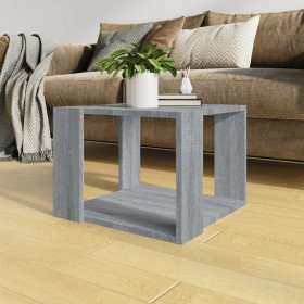 Mesa de centro madera contrachapada gris Sonoma 40x40x30 cm en Mesas de centro | Comprar online en Foru.es