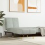 Sofá diván de terciopelo gris claro de vidaXL, Divanes - Ref: Foro24-352793, Precio: 163,31 €, Descuento: %