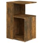 Mesa auxiliar madera contrachapada roble ahumado 36x30x56 cm en Mesas auxiliares | Comprar online en Foru.es