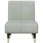 Sofá diván de terciopelo gris claro de vidaXL, Divanes - Ref: Foro24-352793, Precio: 170,34 €, Descuento: %
