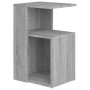 Mesa auxiliar madera contrachapada gris Sonoma 36x30x56 cm en Mesas auxiliares | Comprar online en Foru.es