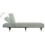 Sofá diván de terciopelo gris claro de vidaXL, Divanes - Ref: Foro24-352793, Precio: 163,31 €, Descuento: %