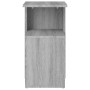 Mesa auxiliar madera contrachapada gris Sonoma 36x30x56 cm en Mesas auxiliares | Comprar online en Foru.es