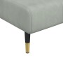 Sofá diván de terciopelo gris claro de vidaXL, Divanes - Ref: Foro24-352793, Precio: 163,31 €, Descuento: %