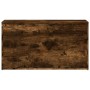 Baúl almacenaje madera contrachapada roble ahumado 84x42x46 cm en Baúles de almacenamiento | Comprar online en Foru.es