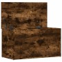 Baúl almacenaje madera contrachapada roble ahumado 84x42x46 cm en Baúles de almacenamiento | Comprar online en Foru.es