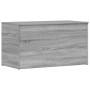 Baúl de almacenaje madera contrachapada gris Sonoma 84x42x46 cm en Baúles de almacenamiento | Comprar online en Foru.es