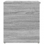 Baúl de almacenaje madera contrachapada gris Sonoma 84x42x46 cm en Baúles de almacenamiento | Comprar online en Foru.es