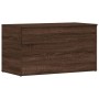Baúl de almacenaje madera contrachapada marrón roble 84x42x46cm en Baúles de almacenamiento | Comprar online en Foru.es